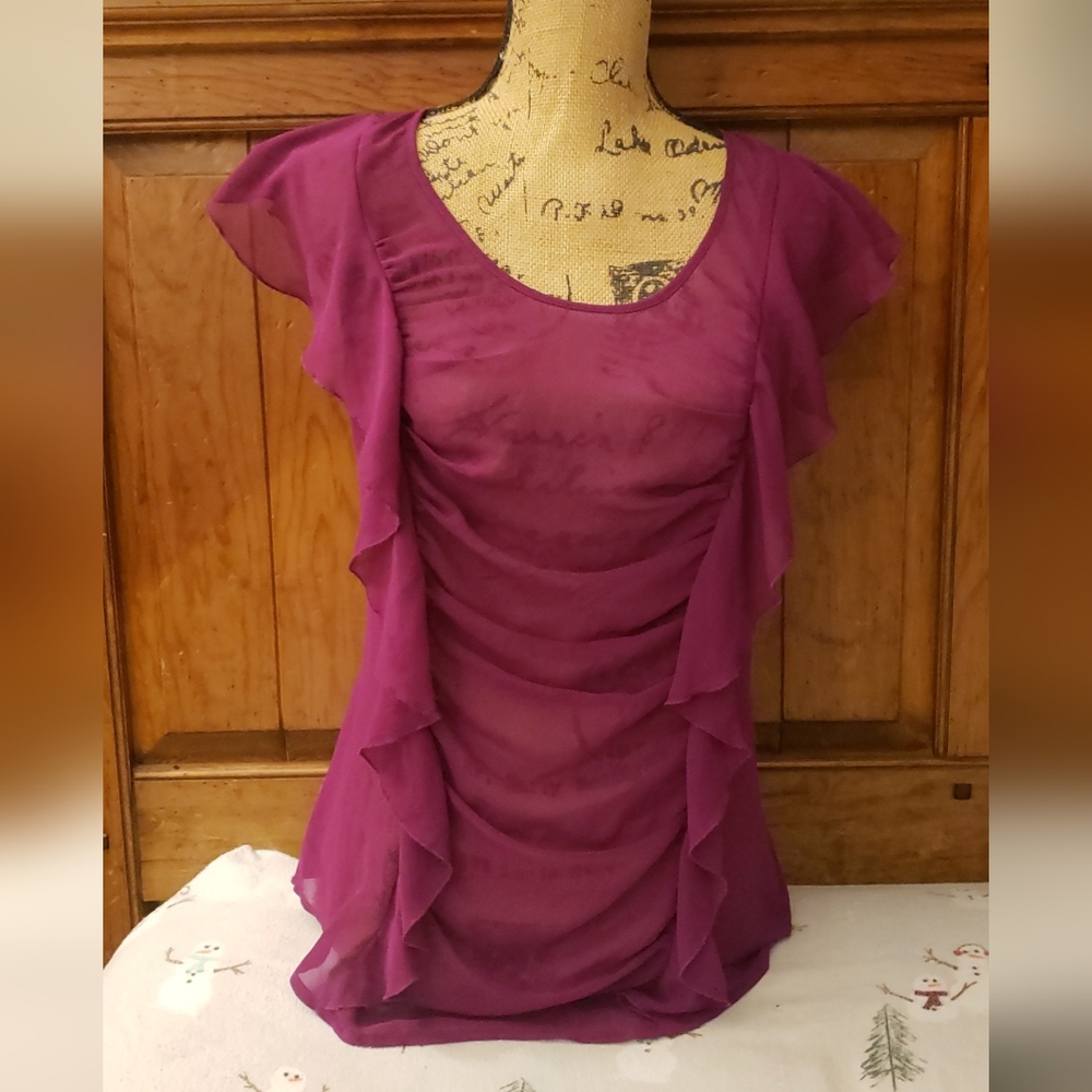 Express sheer blouse S